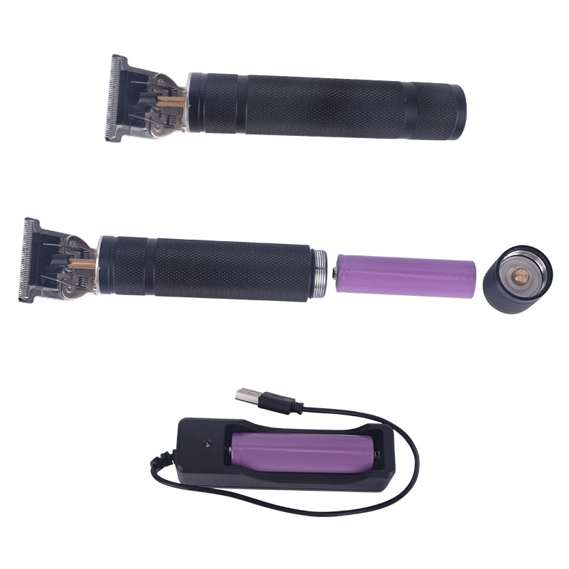 Hair trimmer Barber Haircut Rechargeable hair Clipper Cordless For Men Hair Cutting Machine Beard trimmer 0mm razor shaver