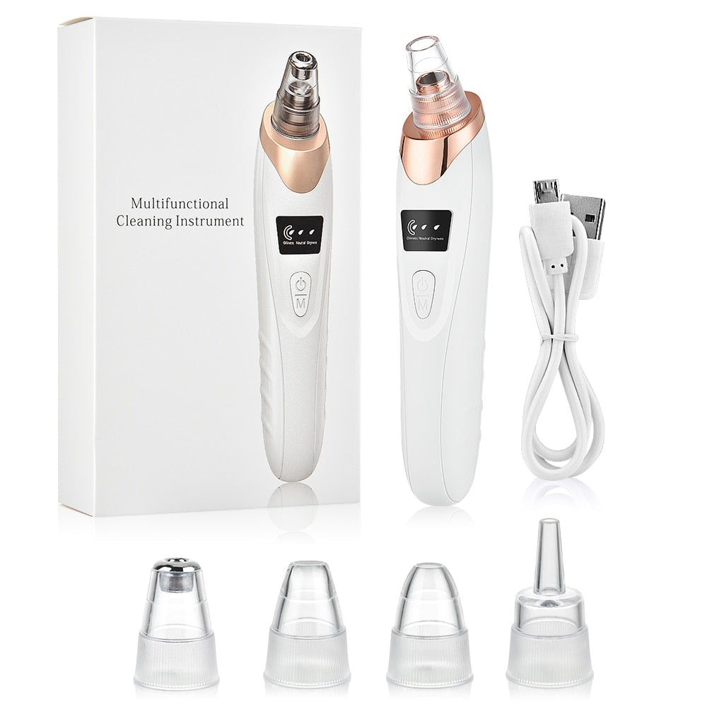 Electric Vacuum Suction Blackhead Remover Face Pore Vacuum Acne Pore Cleaner Pimple Removal Facial Skin Care Tools