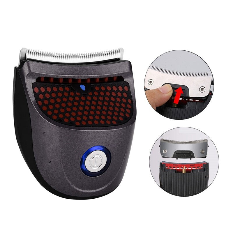 Bald Head Hair Clipper Shortcut Self-Haircut Kit Hair Trimmer Cordless Rechargeable Hair Cutter Shaving Machine With 9 Combs