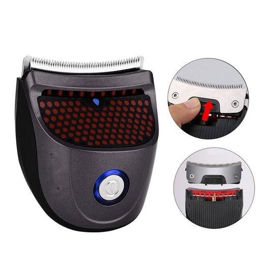 Bald Head Hair Clipper Shortcut Self-Haircut Kit Hair Trimmer Cordless Rechargeable Hair Cutter Shaving Machine With 9 Combs