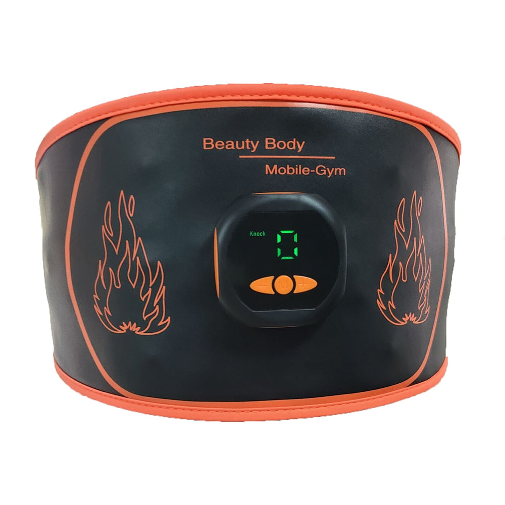 EMS Massage Belt Fitness Slimming Electrical Belly Muscle Stimulator Abdominal Vibration Trainer Waist Massager Fat Rejection