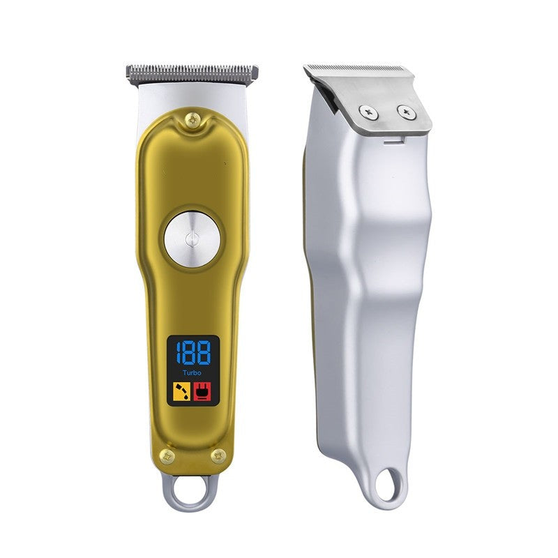 Digital Electric Hair Clippers Portable Hair Trimmer R-Blade Styling Barber Shavers Fast Charging Hair Cutter Machine