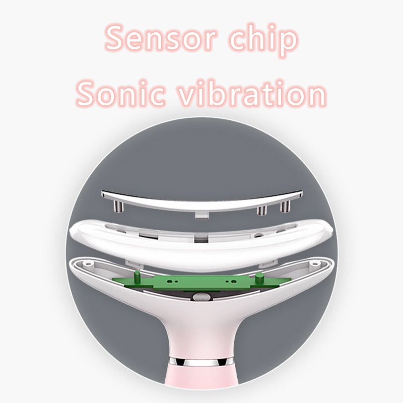 Neck Anti Wrinkle Face Lifting Beauty Device LED Photon Treatment Skin Care EMS Tighten Massager Reduce Double Chin Wrinkle Removal