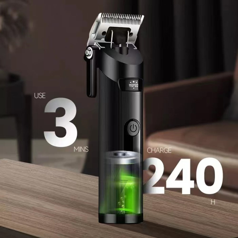 Barber Cordless Electric Hair Clipper Adjustable Blade Hair Trimmer Men Rechargeable Professional Haircut Machine