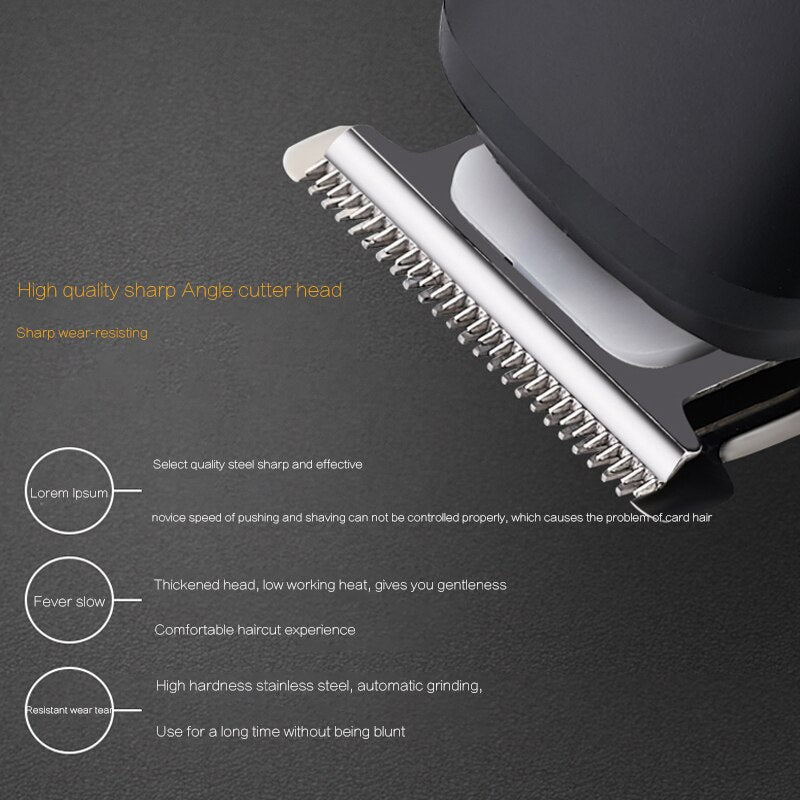 6in1 Hair Clipper Cordless Electric Trimmer Machine Cut Hair Rechargeable Trimer Nose Shaver