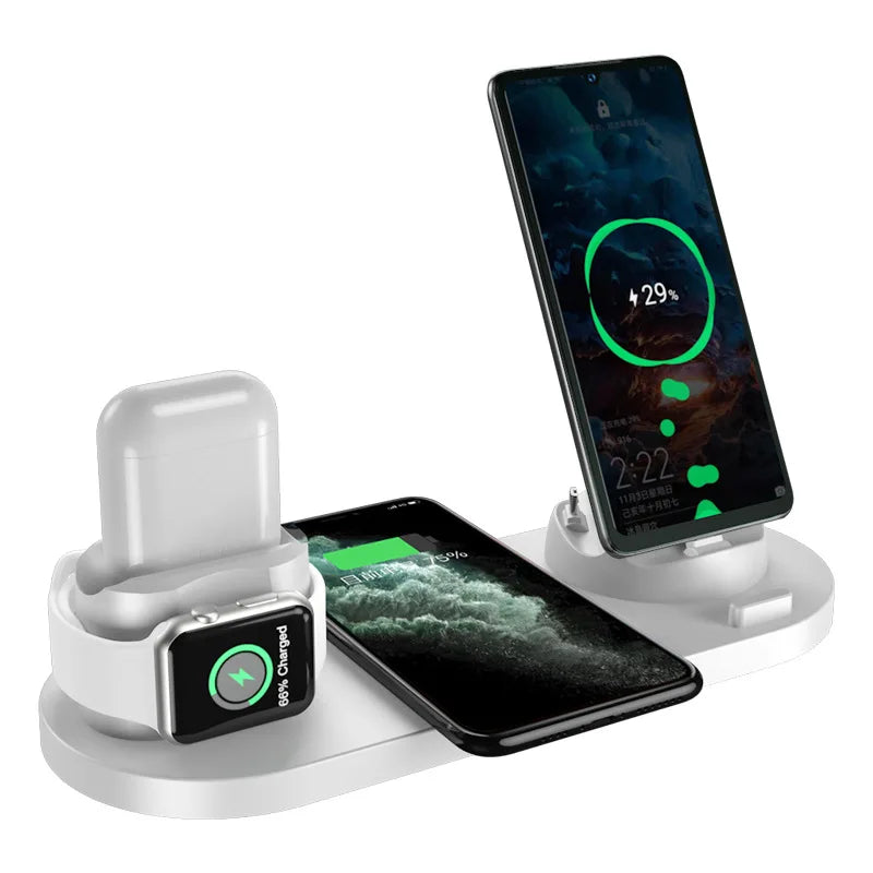 Wireless Charger for iPhone 14/13/12 Fast Charger for iphone Fast Charging Pad Huawei Charging Dock Station 6 in 1