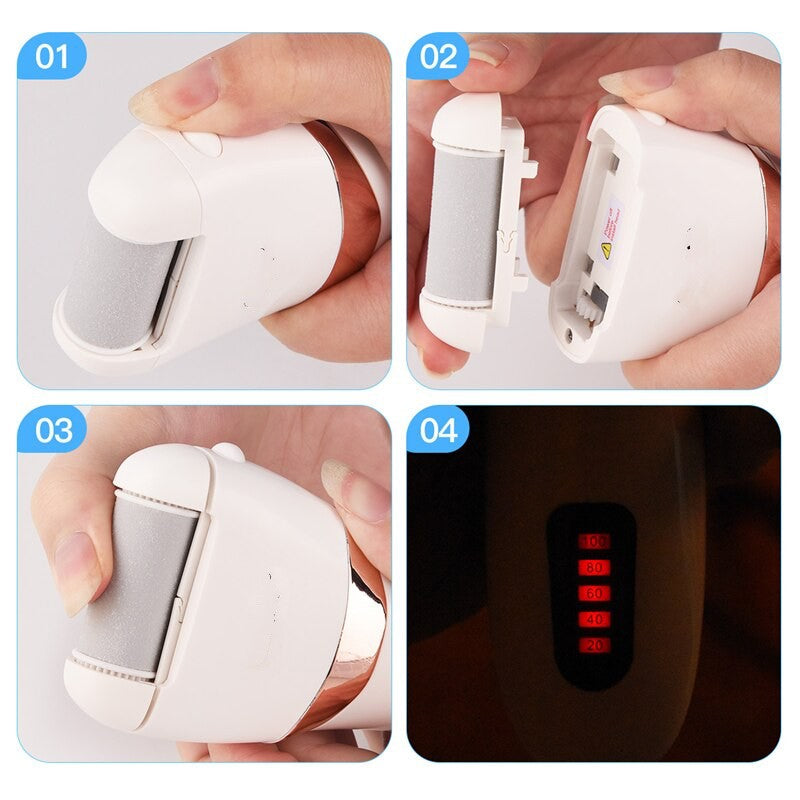 Electric Pedicure Foot Care Tool Files Pedicure Callus Remover Rechargeable Sawing File For Feet Dead Skin Callus Peel Remover