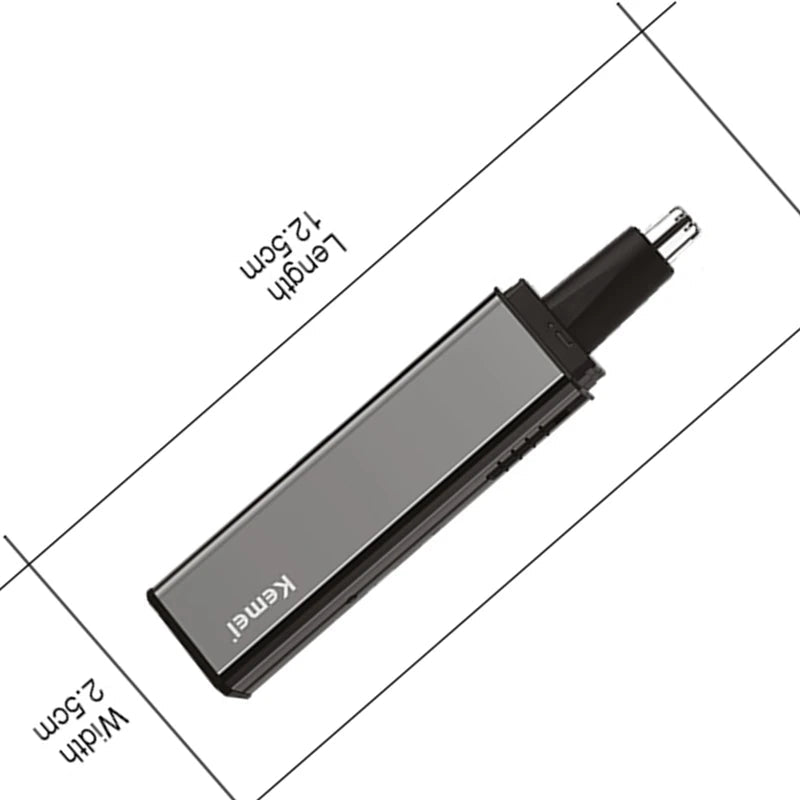 Rechargeable 4in1 Nose Ear Hair Trimmer For Men Electric Beard Stubble Eyebrow Trimmer For Nose Ear Groomer Kit