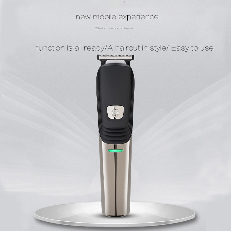 6in1 Hair Clipper Cordless Electric Trimmer Machine Cut Hair Rechargeable Trimer Nose Shaver