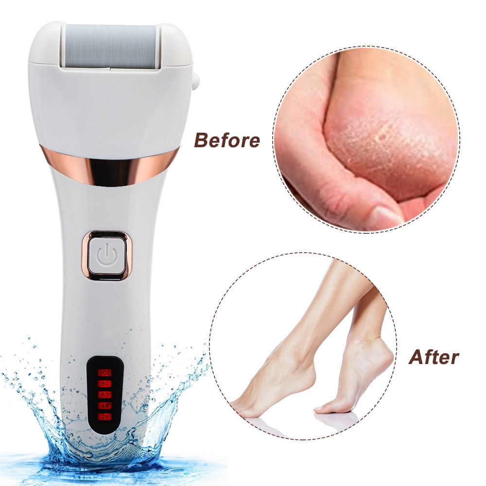 Electric Foot File Two-Speed Adjustment Pedicure Tools Dead Skin Callus Remover USB Foot Grind Machine Portable Foot Care Tool