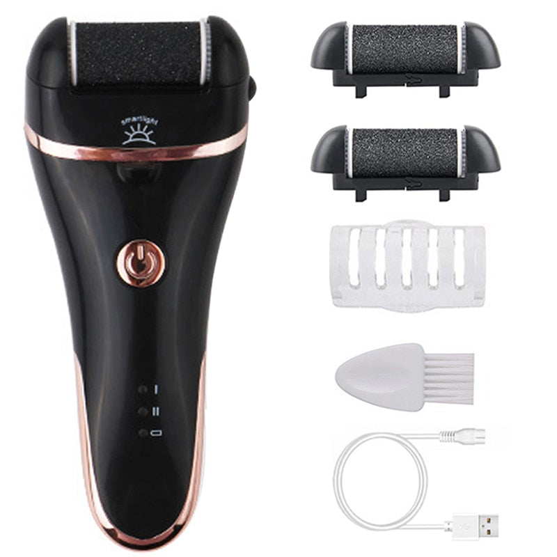 Charged Electric Foot File for Heels Grinding Pedicure Tools Professional Foot Care Tool Dead Hard Skin Callus Remover