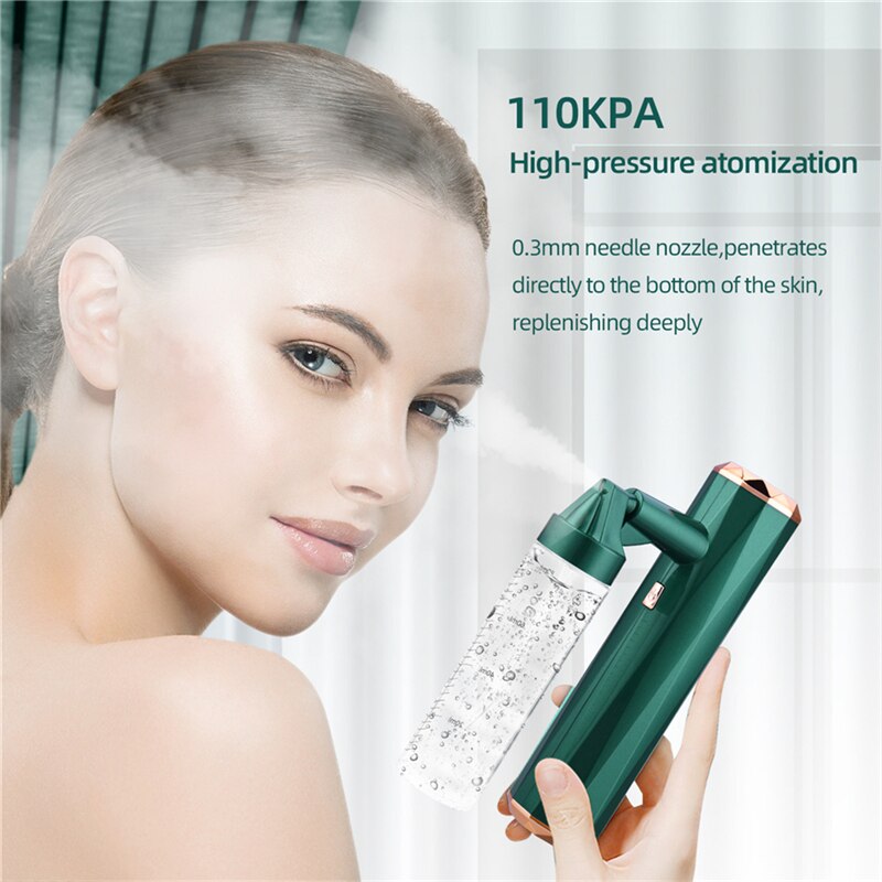 Mini Facial Nano vaporizer Air Compressor Face moisturizer Moisturizing Sprayer Spray Gun Oxygen Skin Care Face Steamer
