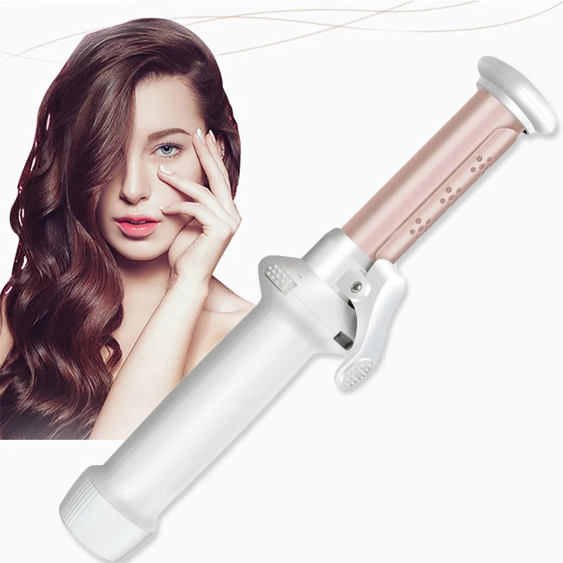 Wireless USB Hair Curler Fast Heating Curling Iron Mini Ceramic Hair Curler Curling Irons with Fast Chargerable Cord