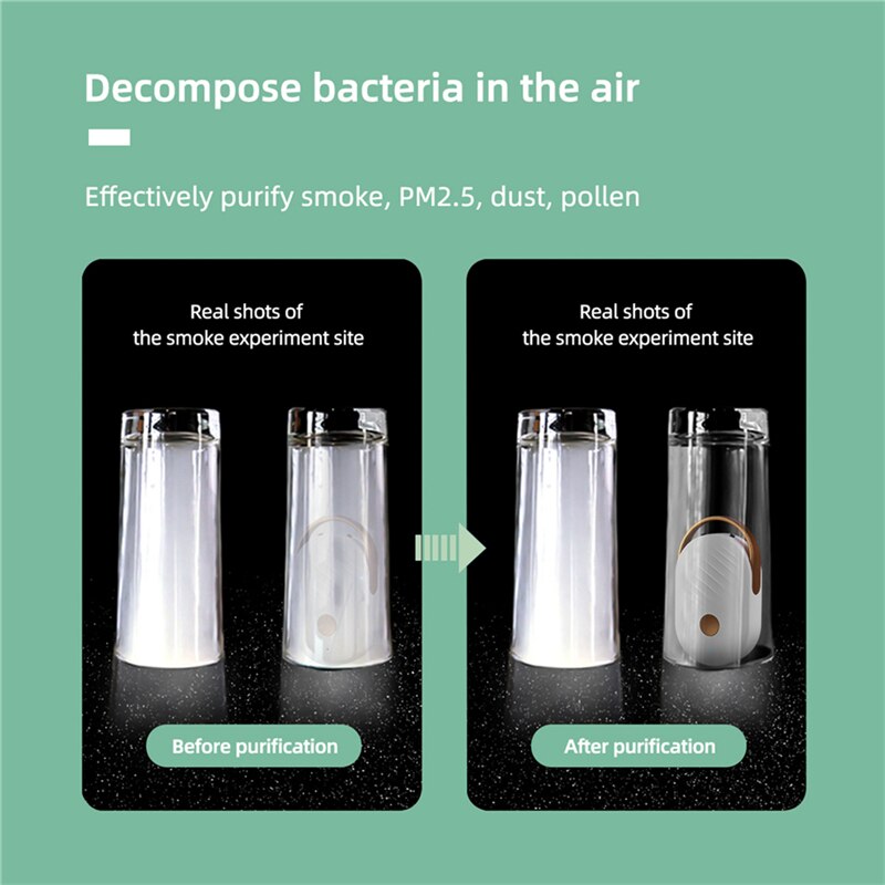 Mini lanyard Portable Air Purifier Cleaner Negative Ion USB Mini Home Vehicle Air Cleaner Deodorizer Traveling Machine