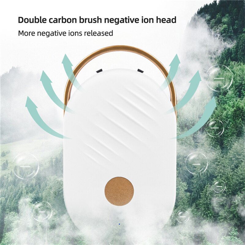 Mini lanyard Portable Air Purifier Cleaner Negative Ion USB Mini Home Vehicle Air Cleaner Deodorizer Traveling Machine