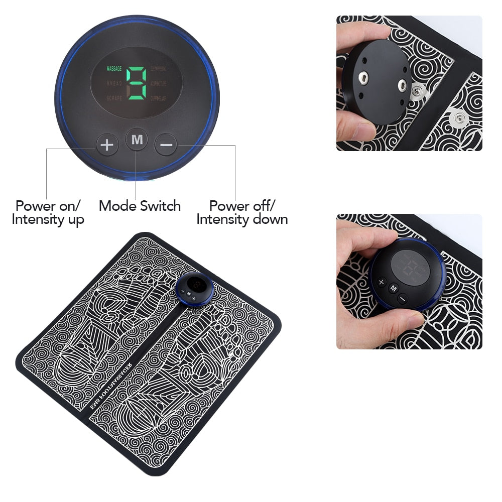 EMS Foot Massage Mat Foot Massage Relax Body Relieve Pain Reduce Fatigue Health Care Tool