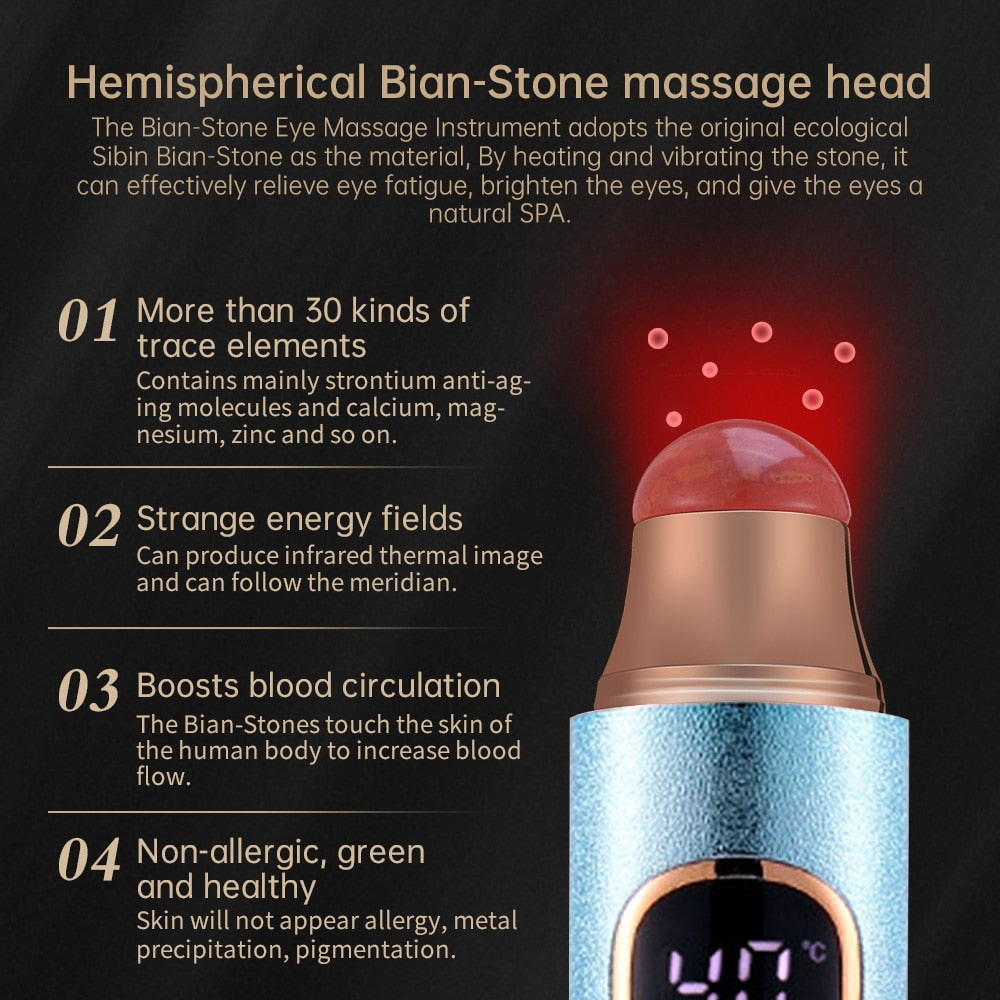 Eye Massager Portable Heating Vibration Eye Care Device Eye Cream Importer Household Eye Beauty Instrument