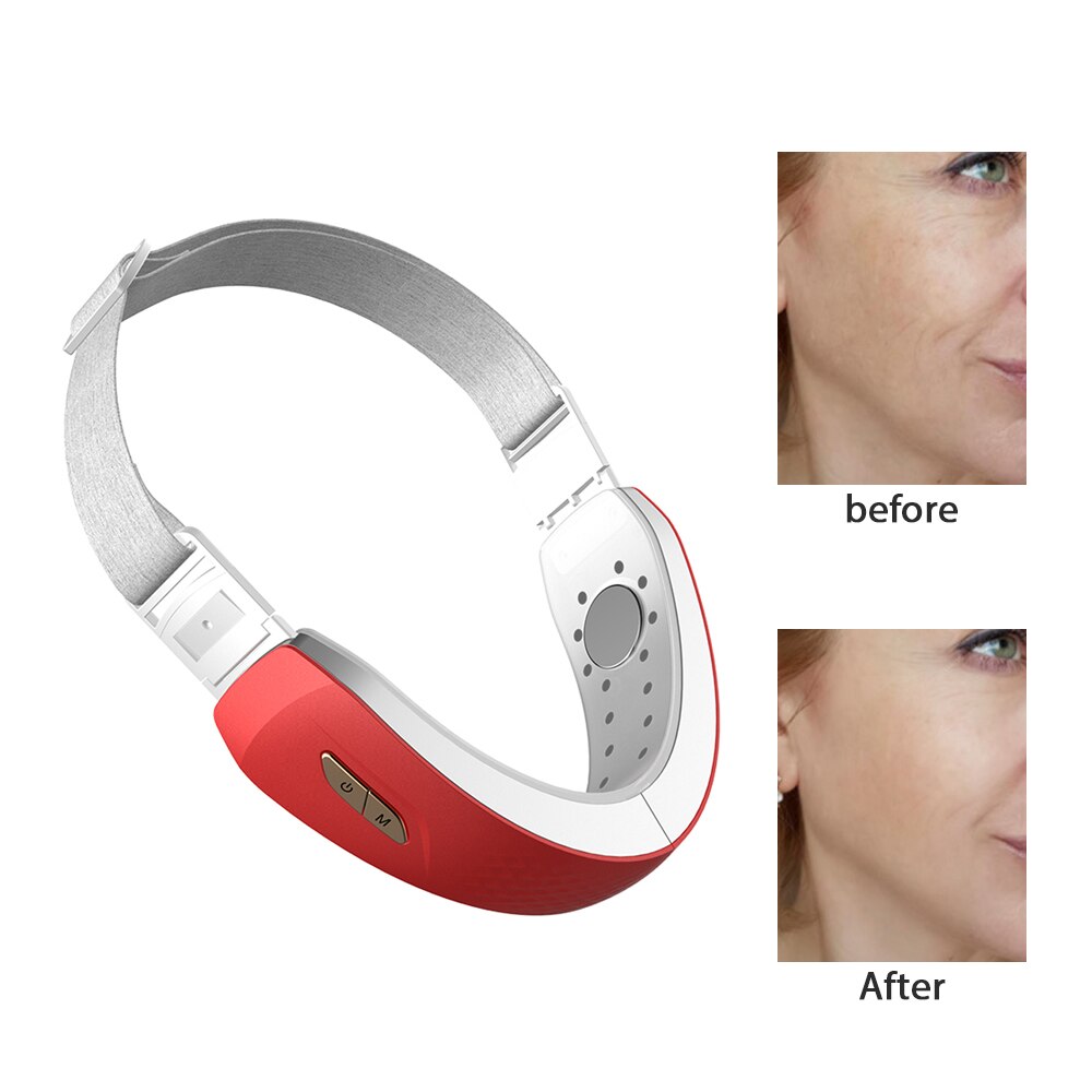 LED Light V Face Massager Face Lifting Tightening V-Face Care Tool Double Chin Removal Slimming Facial Beauty Instrument