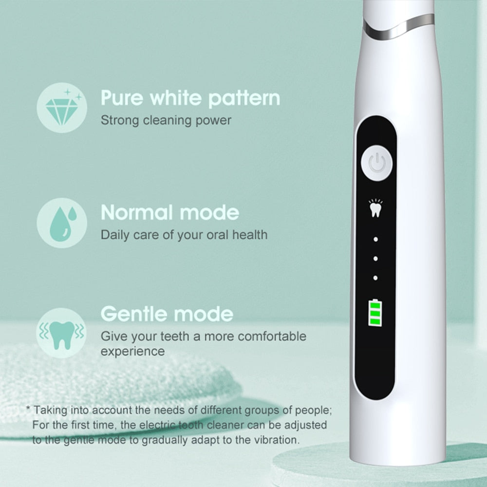 Electric Dental Calculus Remover Home Ultrasonic Portable Scaler Sonic Smoke Stains Tartar Plaque Teeth Whitening Cleaner Tools