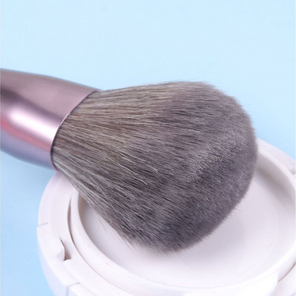 7PC Makeup Brush Set With Case Organizer Pink Blush Eyeshadow Concealer Lip Cosmetics Make up For Powder Foundation Beauty Tools