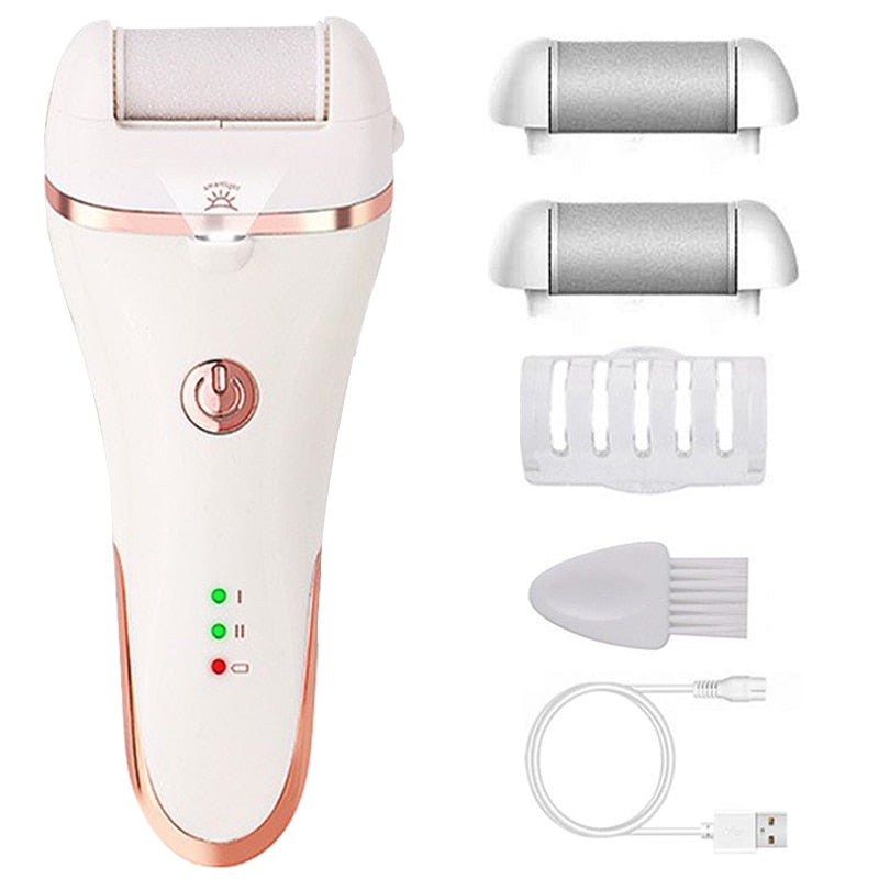 Charged Electric Foot File for Heels Grinding Pedicure Tools Professional Foot Care Tool Dead Hard Skin Callus Remover