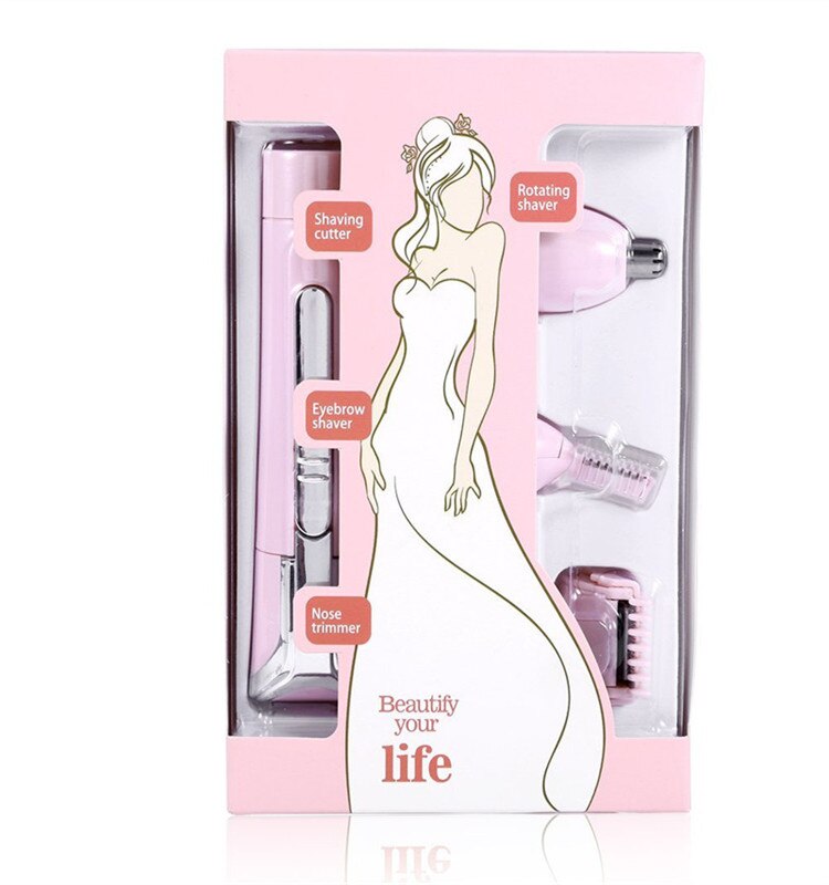 Electric Mini Facial Painless Hair Trimmer Multifunction Hair Removal Face Shaver Portable Remover Epilator Women Beauty Tool