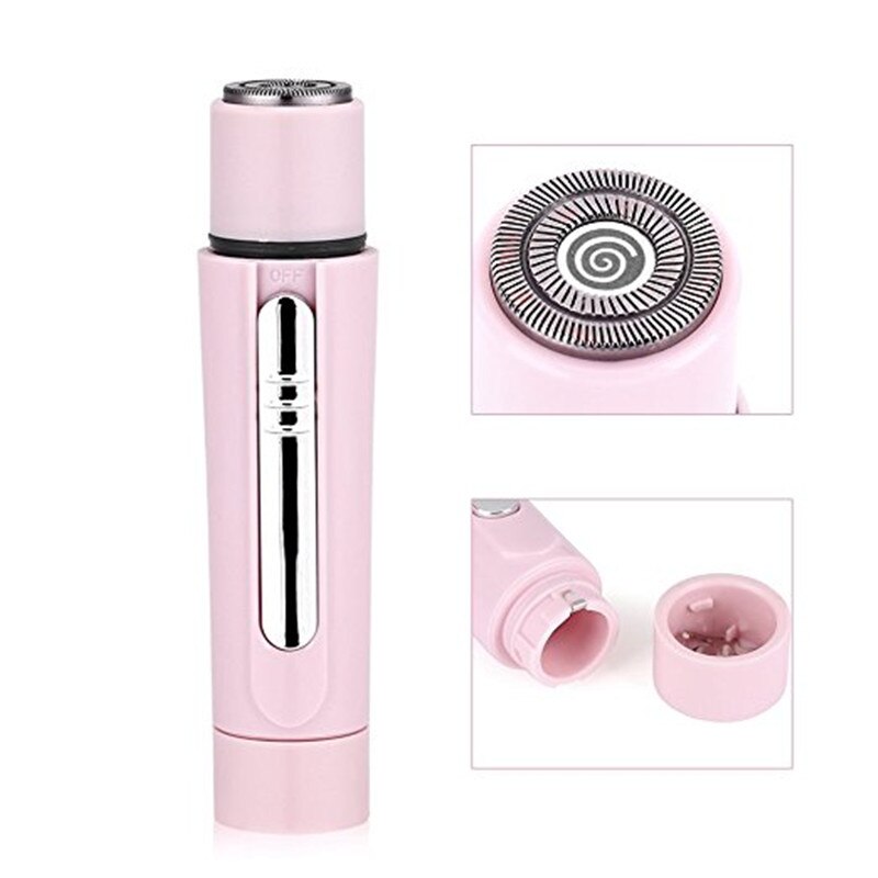 Electric Mini Facial Painless Hair Trimmer Multifunction Hair Removal Face Shaver Portable Remover Epilator Women Beauty Tool