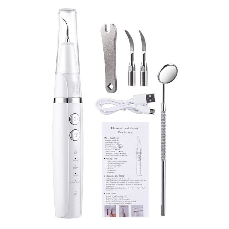 Electric Sonic Dental whitener Scaler Teeth Calculus Tartar Remover Cleaner Tooth Stain Oral Care Teeth Whitening Suits