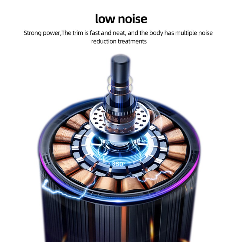 4 In 1 Men's Shaver Beard Nose Trimmer Electric Razor Floating Shaver Head Usb Rechargeable Waterproof Shaving Machine