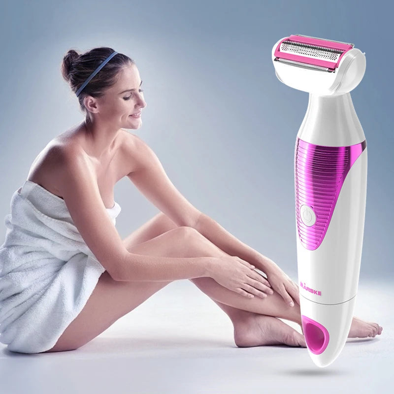 5 in 1 Portable Electric Hair Removal Women Epilator Painless Lady Shaver Private Shavers Body Depilator USB Recharge