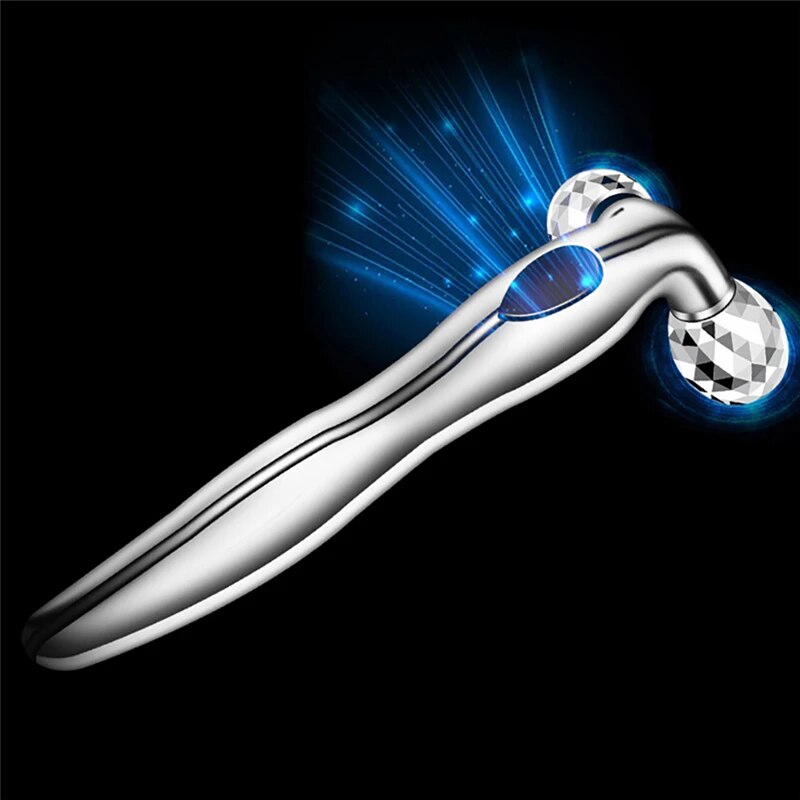 3D Face lift Roller Massager Massage Instrument 360 Rotate Roller Massager Y Shape For Face Lifting Wrinkle Remover
