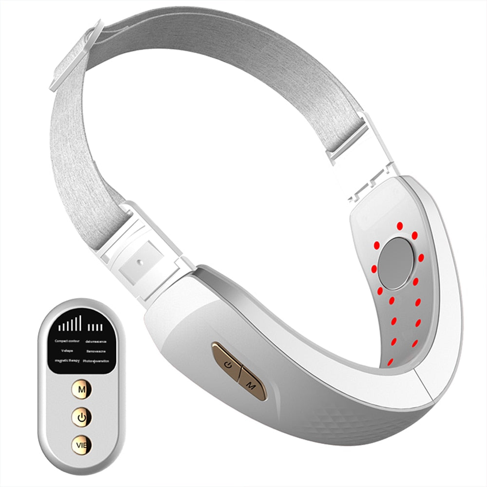 LED Light V Face Massager Face Lifting Tightening V-Face Care Tool Double Chin Removal Slimming Facial Beauty Instrument