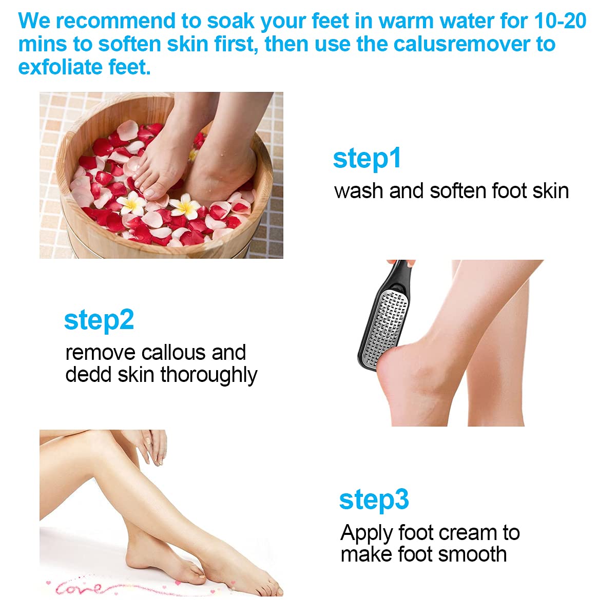 23 in 1 Professional Pedicure Tools Set Foot Care Scrubber Pedicure Kit Manicure Foot Nail Tools Supplies Set for Woman Man Feet