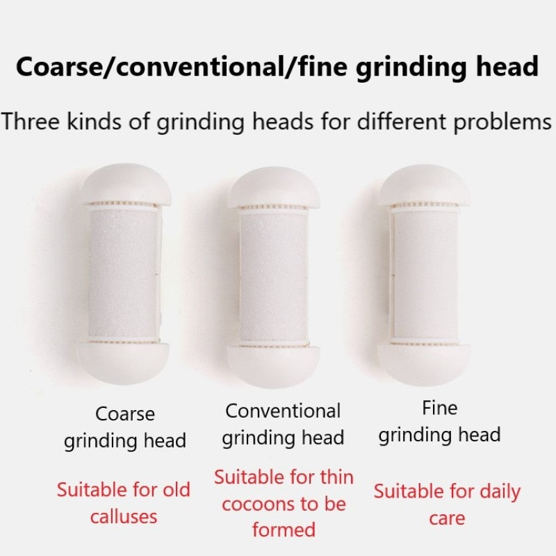 Charged Electric Foot File for Heels Grinding Pedicure Tools Professional Foot Care Tool Dead Hard Skin Callus Remover With Kits