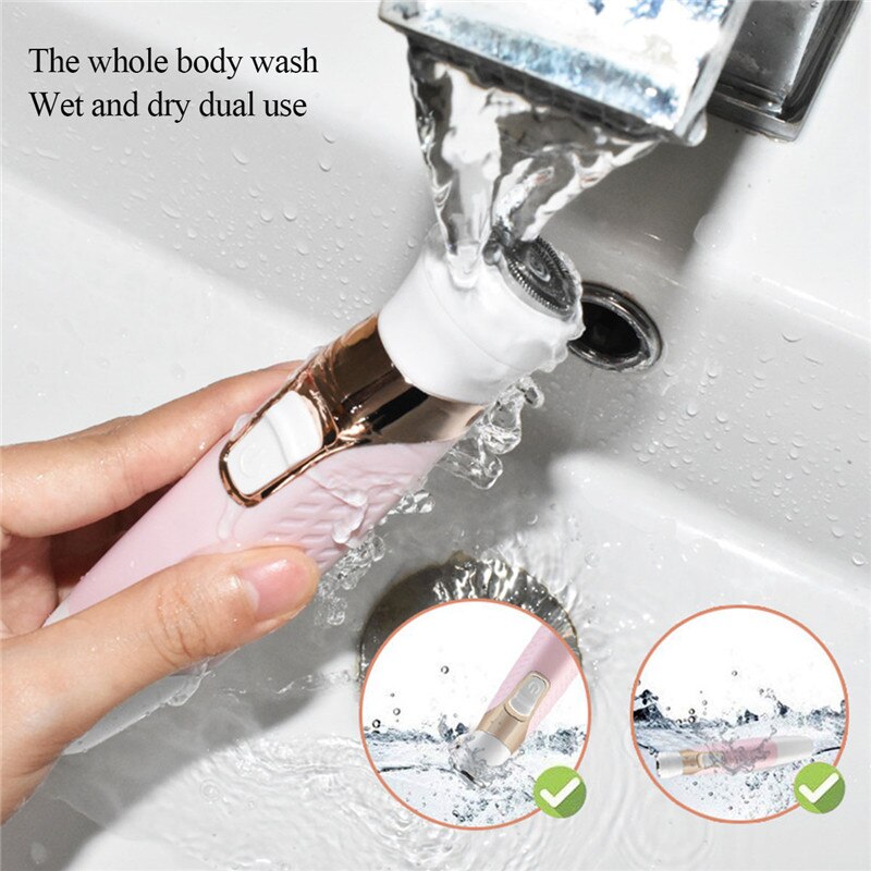 5 in 1 Electric Eyebrow Trimmer Hair Remover Device Painless Depilator Nose Hair Leg Armpit Bikini Trimmer Women Epilator