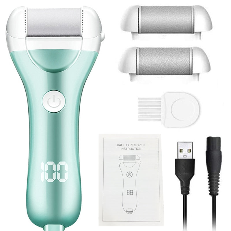 Charged Electric Foot File for Heels Grinding Pedicure Tools Professional Foot Care Tool Dead Hard Skin Callus Remover
