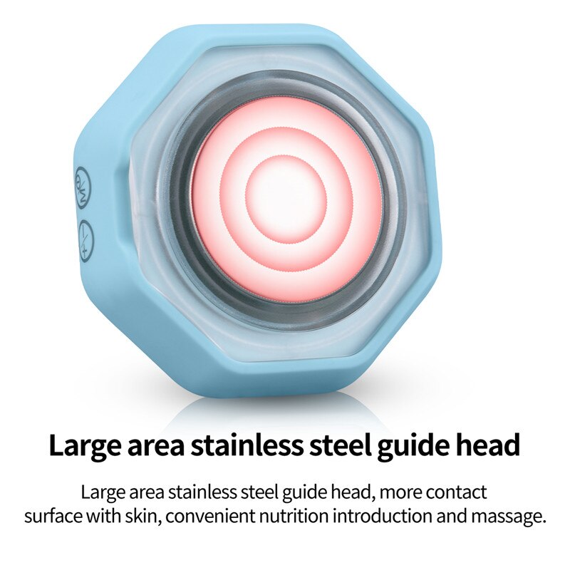 3 In 1 Electric Beauty Appliances Makeup Removing Cleansing Skin Care Beauty Instrument Color Light Beauty Device