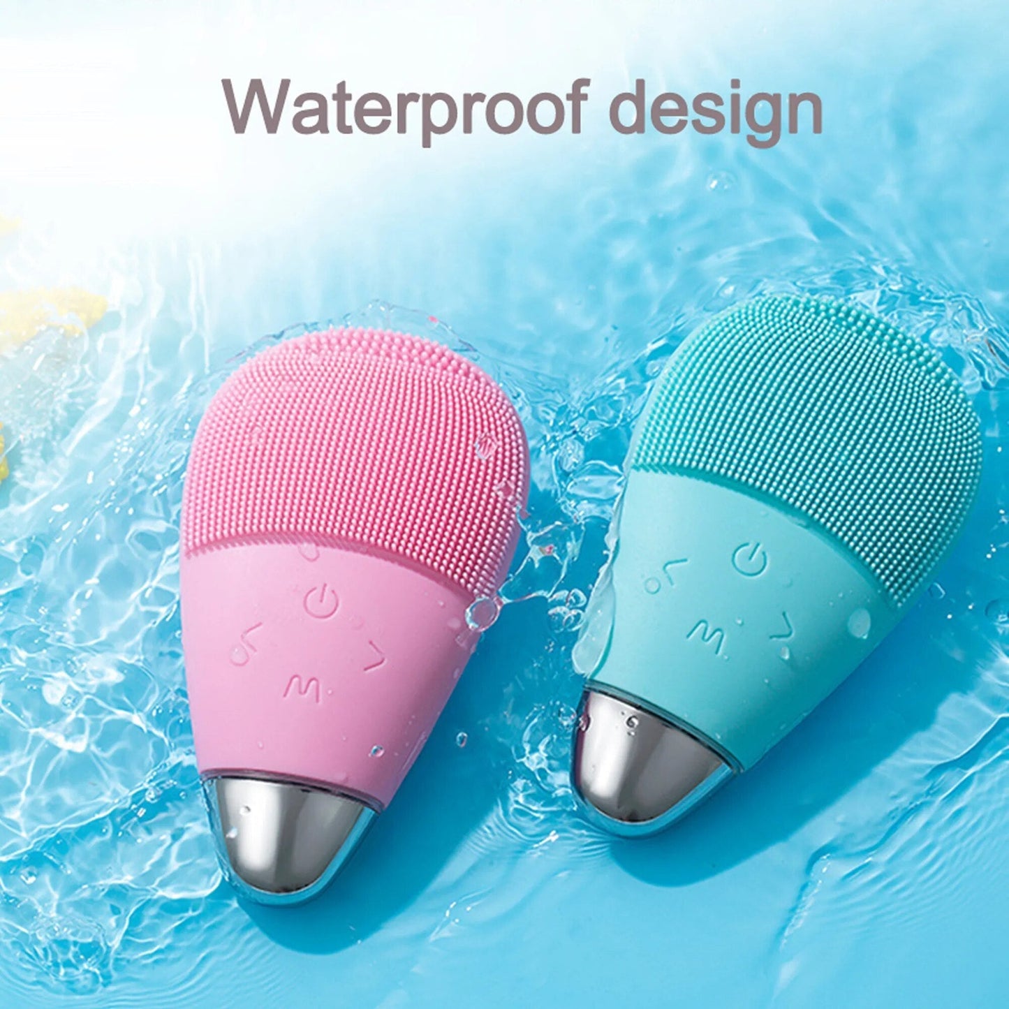 Facial Cleansing Brush Rechargeable Face Cleansing Brush Food Grade Silicond Facial Brush Deep Removal Pore and Blackhead