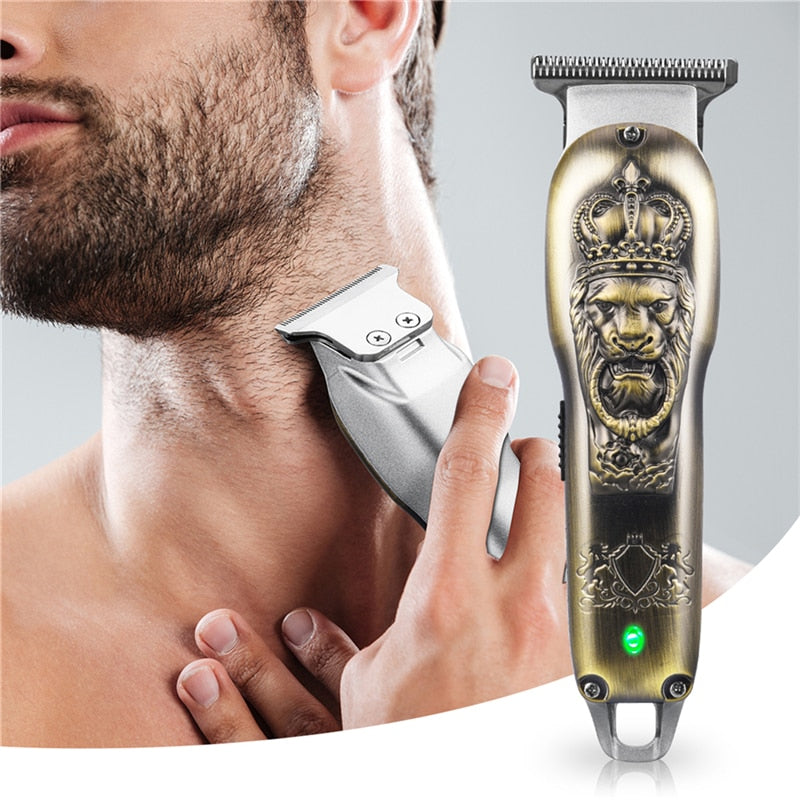 Hair Clipper Professional Electric Hair Trimmer Hair Beard Cutting Machine Rechargeable Cordless Cutting Machine Trimmer