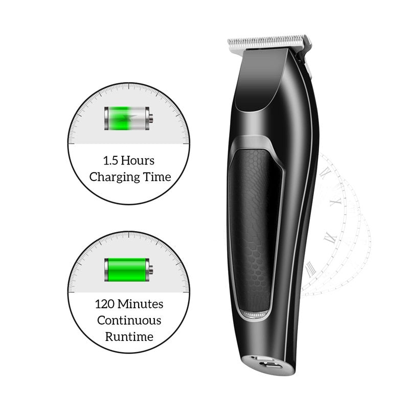 Men's Portable Electric Hair Clipper USB Rechargeable Fast Hair Cutting For Teenager And Adults Cordless Shaver Machine Low Noise
