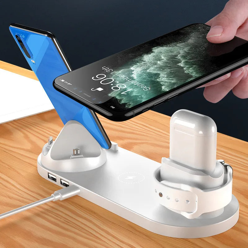Wireless Charger for iPhone 14/13/12 Fast Charger for iphone Fast Charging Pad Huawei Charging Dock Station 6 in 1