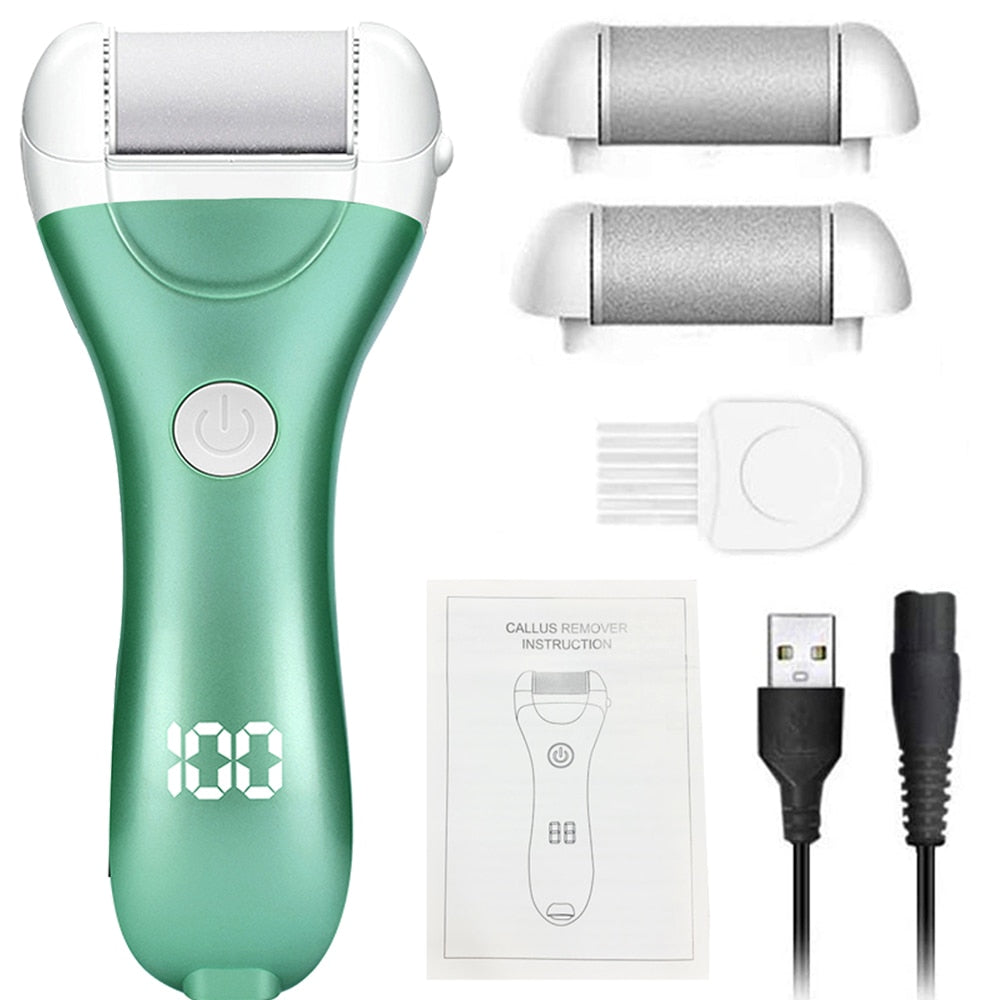 Charged Electric Foot File for Heels Grinding Pedicure Tools Professional Foot Care Tool Dead Hard Skin Callus Remover Effective