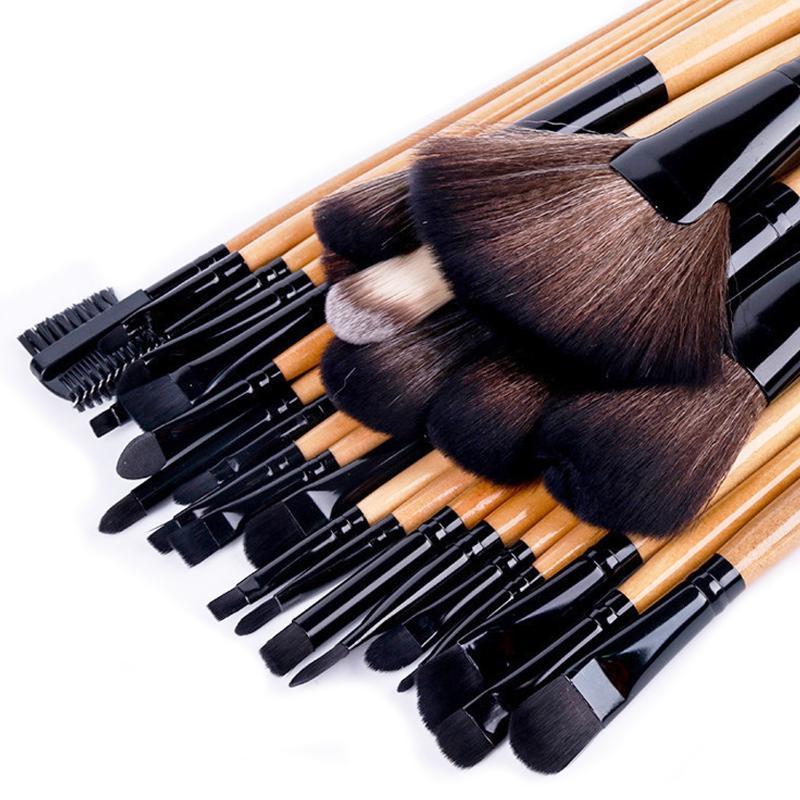32Pcs Professional Makeup Brushes Cosmetic Foundation Powder Eye shadow Blush Blending Make Up Brush Set