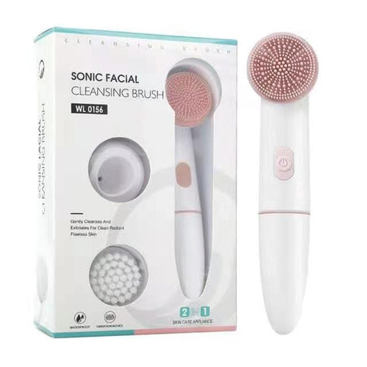 Electric Face Clean Brush Sonic Vibration Massage Facial Cleansing Blackhead Remover Deep Cleaning Washing Skin Care Tool