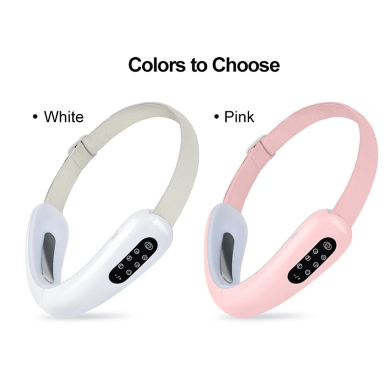 EMS LED Photon Facial Lifting Device Red Blue Light Treatment Galvanic Face Massager Chin V-Line Beauty Skin Care Slimming Tools