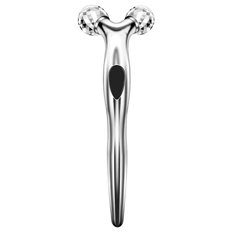 3D Face lift Roller Massager Massage Instrument 360 Rotate Roller Massager Y Shape For Face Lifting Wrinkle Remover