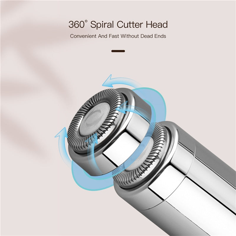 Lipstick Electric Epilator Women Portable Hair Removal USB Rechargeable Trimmer For Whole Body Hair Remover Shavers Lady Rozor