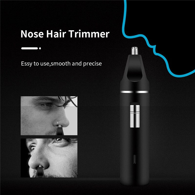 3 In 1 Electric Hair Shavers For Men Nose Beard Ear Trimmer Hair Clippers 3D Floating Blade Hair Cutter Razor Machine