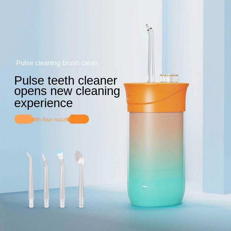 200ml Oral Irrigator Water Flosser Jet Portable Tooth Cleaner USB Rechargeable Teeth Whitening Irrigator Dental Cleaning Tools