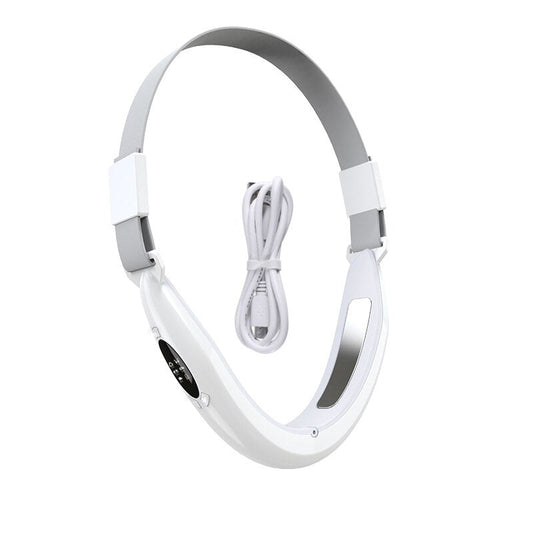 EMS Facial Massager V-Line Lift Up Belt Double Chin Reducer Machine LED Face Slimming Vibration Massage Cellulite Jaw Device